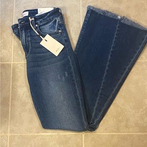 Kancan mid rise flare Jean
